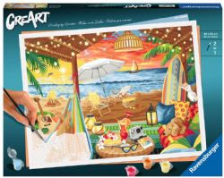 PEINTURE À NUMÉROS RAVENSBURGER - COZY CABANA